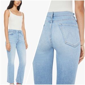 MOTHER Light Blue Straight Leg Jeans